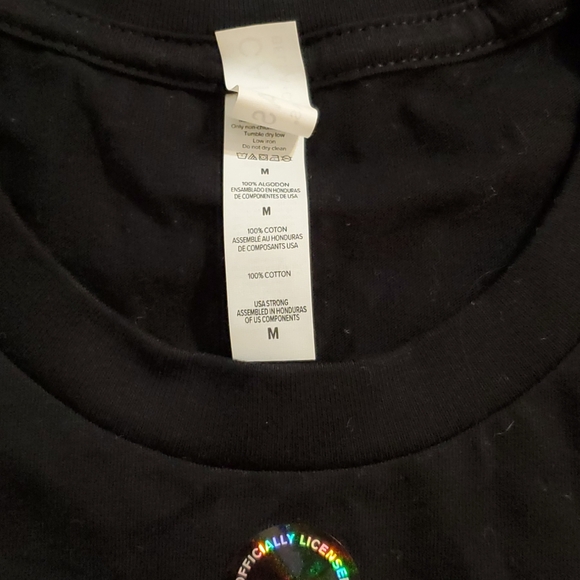 Hello Kitty Black Valentine's Day Heart Belongs To You Womens T-Shirt Medium - Picture 5 of 5